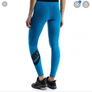 NIKE l TEAL LEGGINGS l SMALL